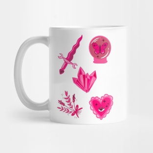 Pink collage pack Mug